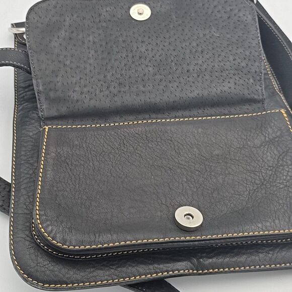 D’Luciano Moda Mexico Black Leather Shoulder Bag - Picture 10 of 10